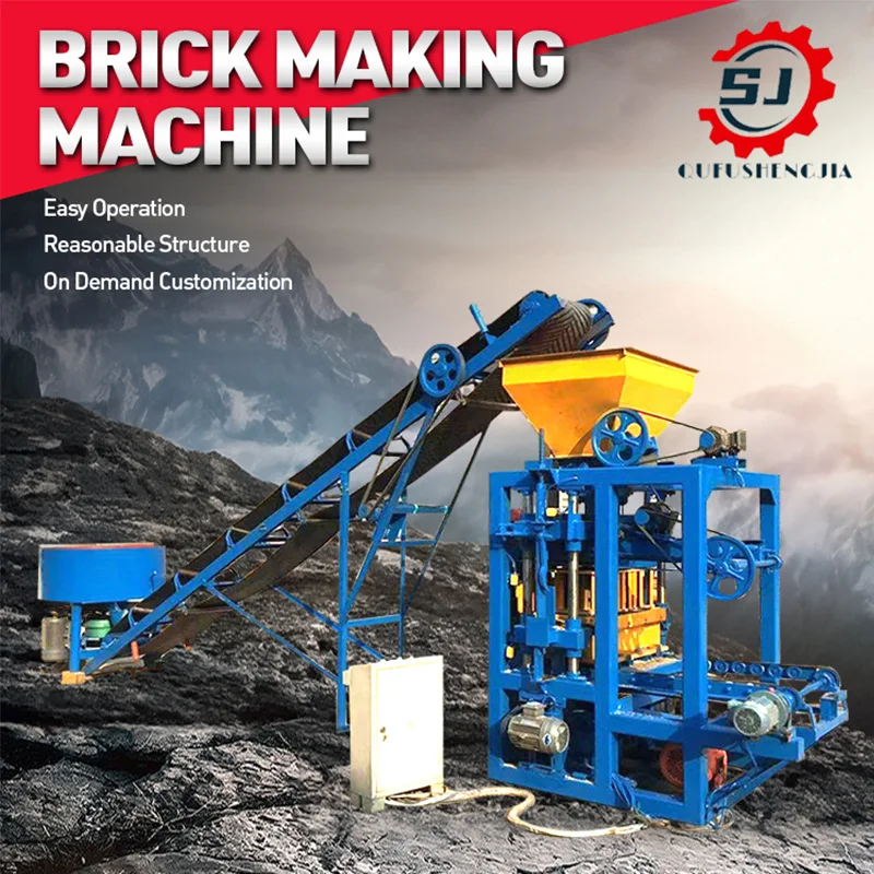 Manual Hollow Fly Ash Concrete Cement Ecological Brick Block Moulding Making Machinery