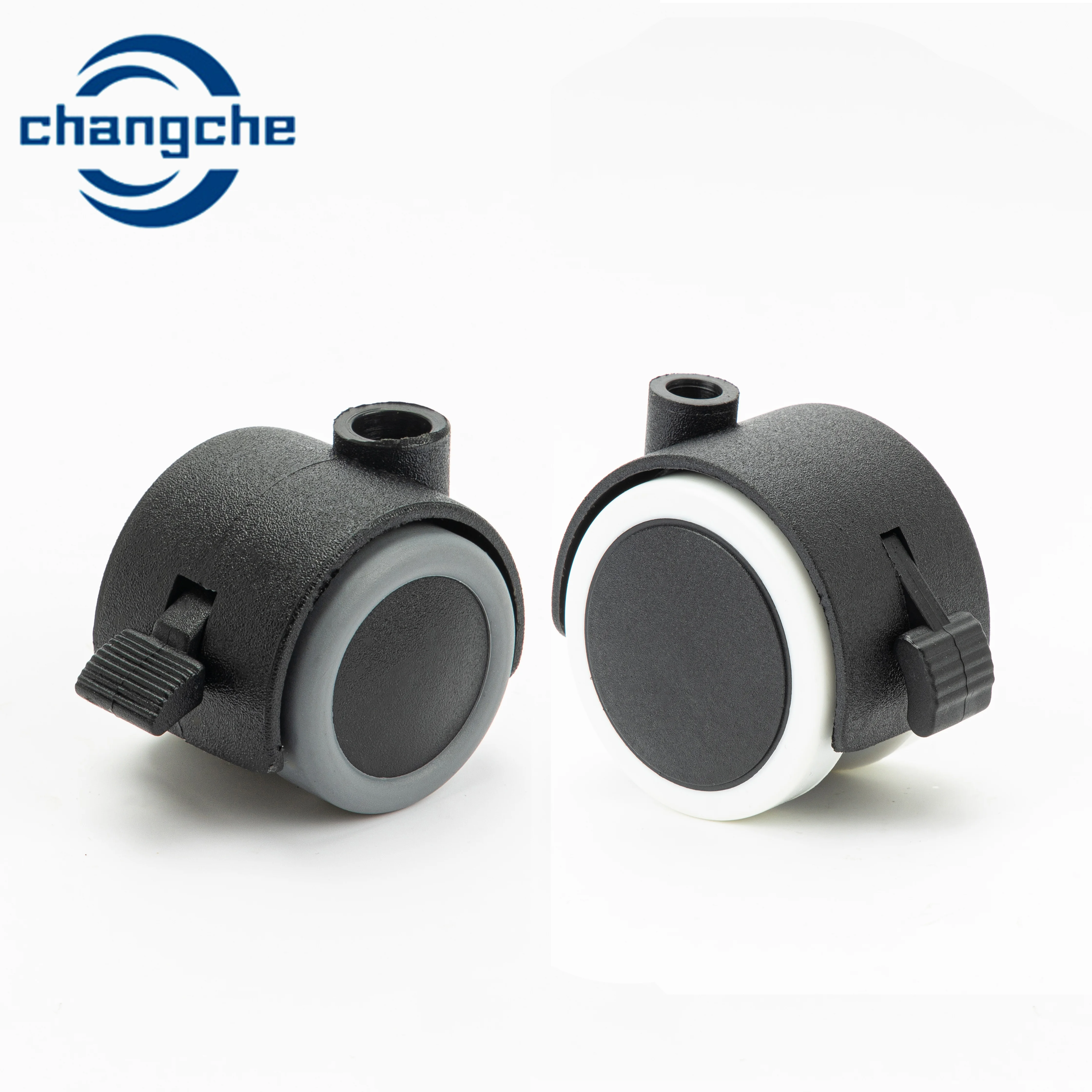 Factory Wholesale Swivel Luggage Wheels Nylon Material Casters White Office Chair Casters