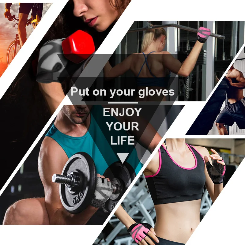 Ozero Sports Workout Training Weight Liting Gym Hand Gloves Fitnesss Handschuhe With Wrist Wrap Support Women Men .