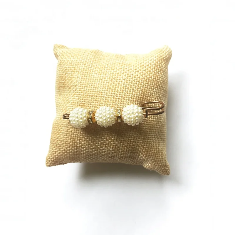 Вешалка для ювелирных изделий, желтая Вельветовая вешалка для браслетов и часов