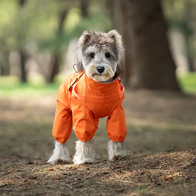 New design  dog raincoat small Pet Dog Raincoat waterproof clothes 4  legs raincoat for pet