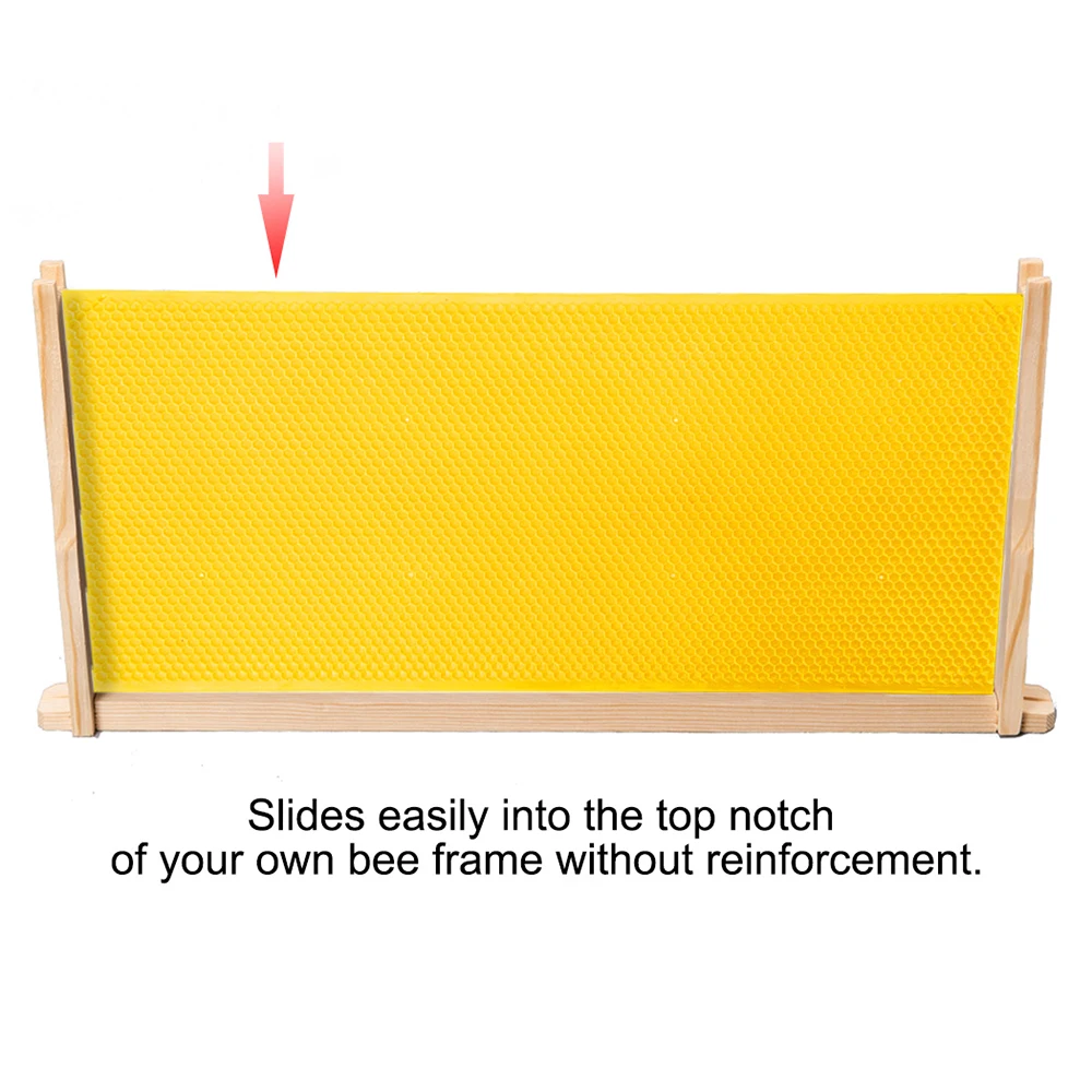 Beekeeping waxed deep depth bee plastic foundation sheet beehive foundation for beekeeping
