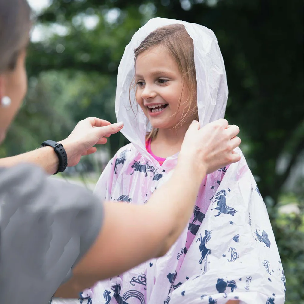 Рекламный модный детский специальный дождевик, одноразовый дождевик, дождевик для детей