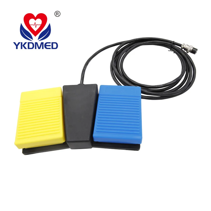 Reusable Surgical Single/ Double/ Triple Electrosurgy Generator Control Pedal Monopolar Electrosurgical Foot Switch