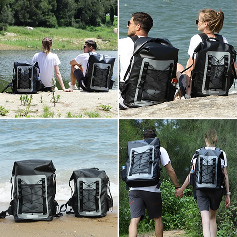 50/30L Supplier Tarpaulin School Outdoor Travel dslr Camera Tactical Floating Roll Top Waterproof Sports Dry Bag Hiking Backpack