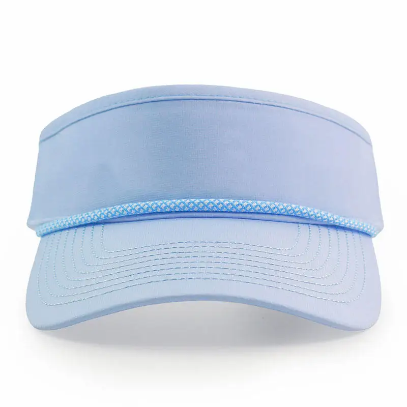 HV08 Custom Embroidery Logo Outdoor Tennis Sport Rope Visor Hat Sun Protection Visor Golf Hats Caps for Women
