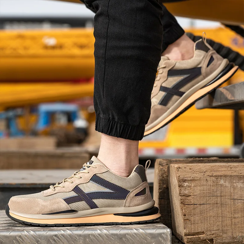 Factory Price Direct Anti Smash And Anti Stab Industrial Protective Safety Shoes Men Work Shoes