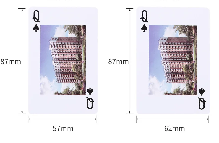 wholesale oem blank paper custom printing playing cards front and back poker game