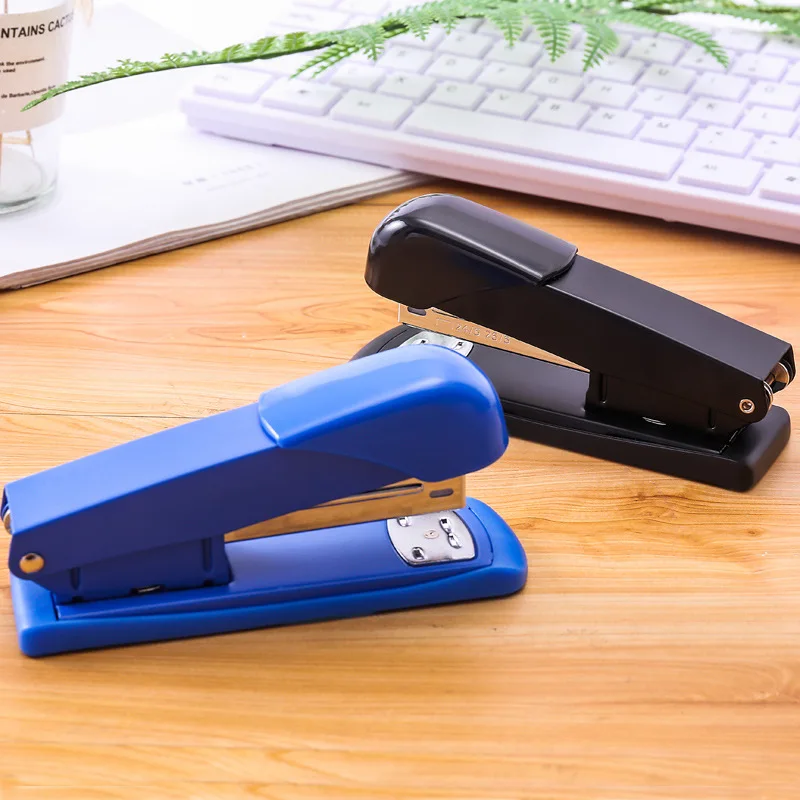 High Quality Business Small desktop Stapler Office Student Plastic Mini heavy-duty 25 Pages Stapler