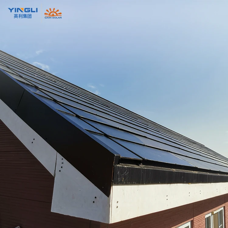 yingli High Quality New BIPV Solar Panel Flat Roofing Solar roof tiles for Building House Solar Roof Tiles System