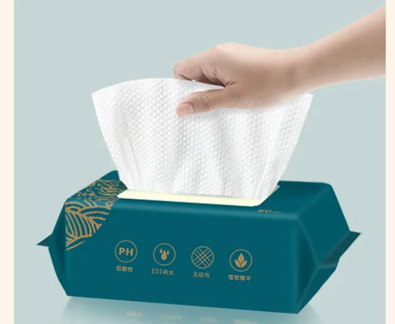 Absorbent Disposable Premium Nonwoven Wet Baby Wipes Soft Wet Wipes for Kids