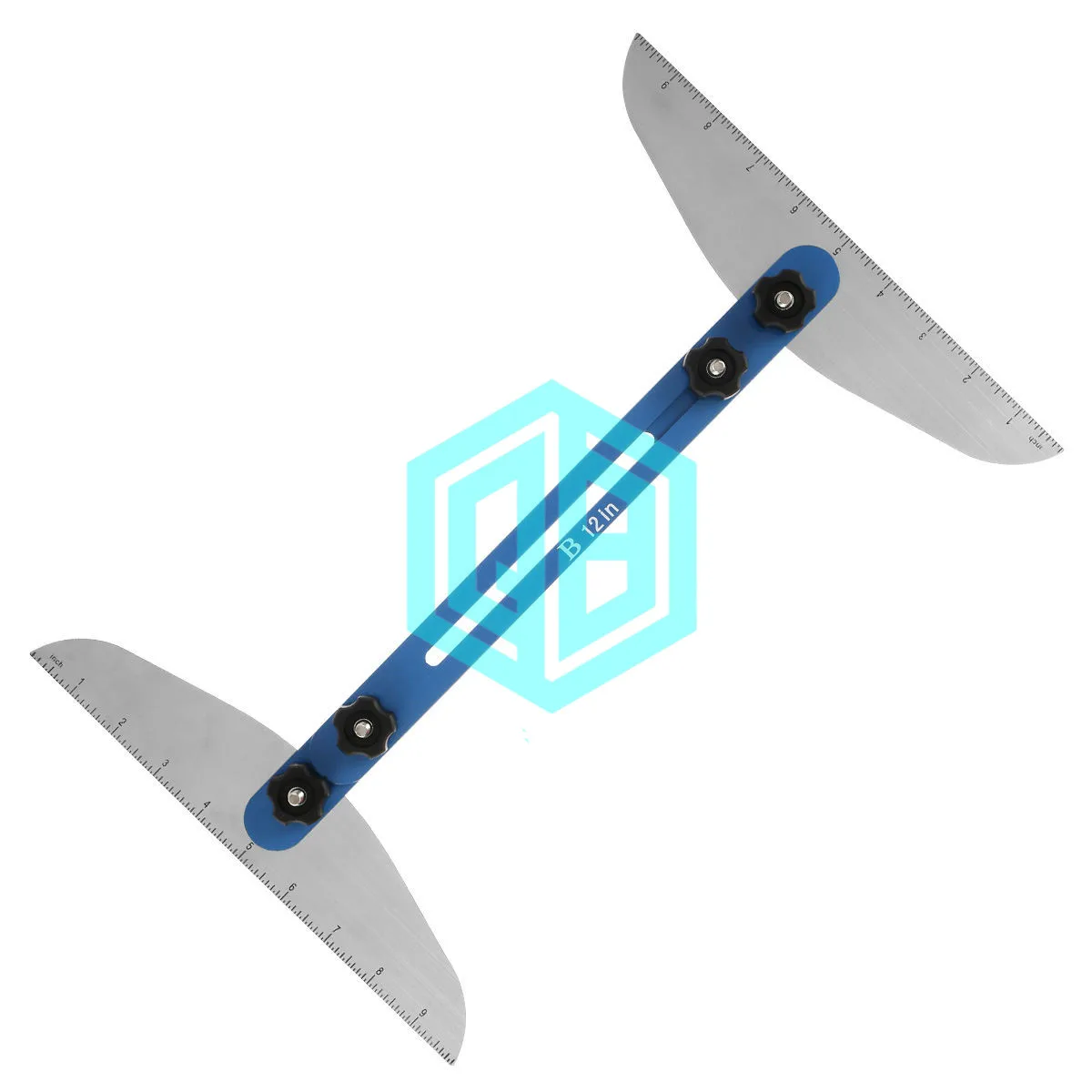 Solid Metal Steel Folding Ruler DIY Stair Jig Gauge Stair Tread Template Hand Tool Set Shelf Layout Stair Step Stencil Tool