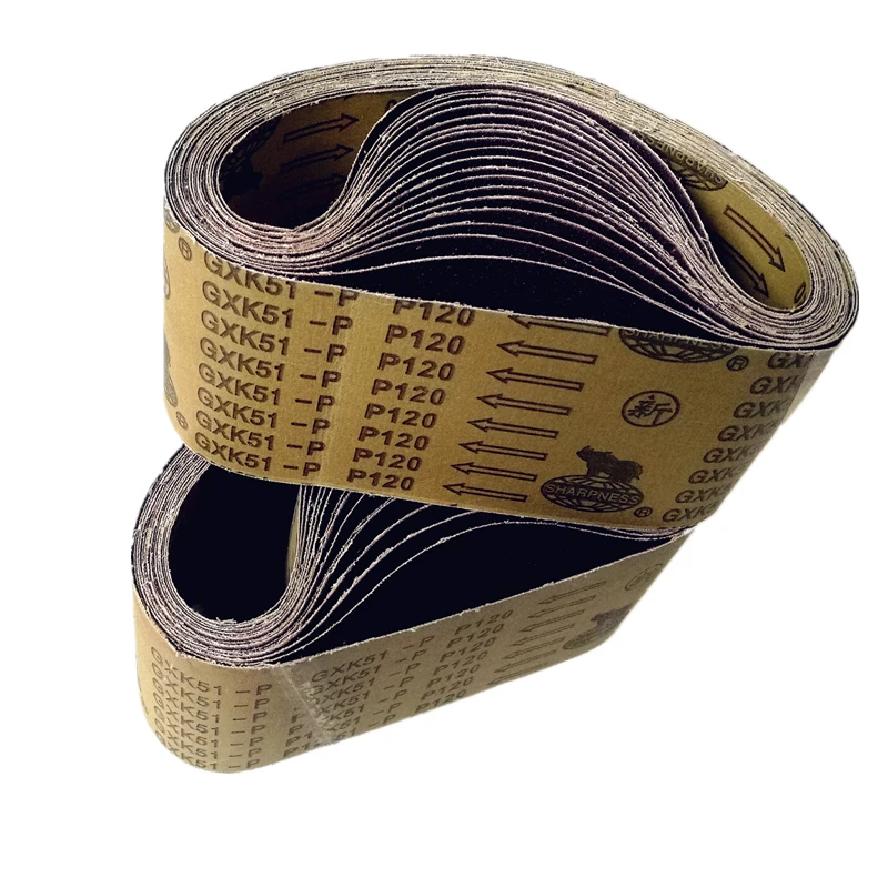 Hot sale aluminium oxide GXK51-P posit belt for Angle Grinder Usage 4*36inch 915*100mm  Wood and leather polishing sand belts