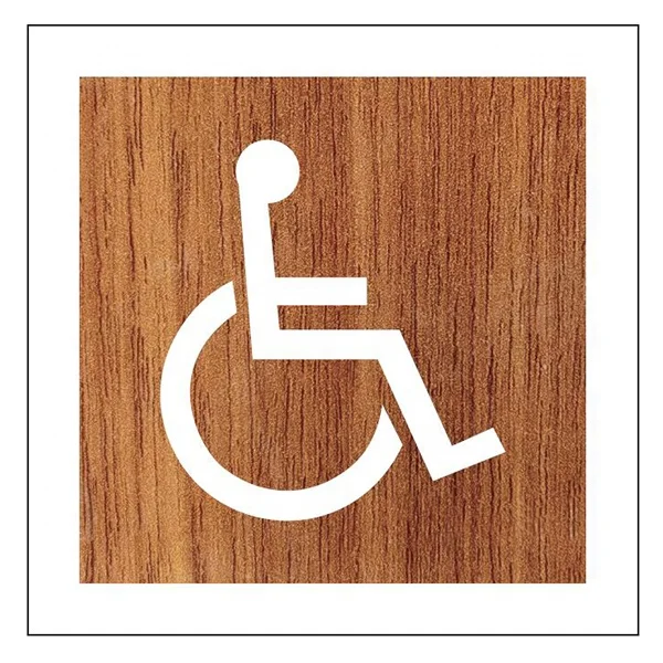 Wholesale customers customized acrylic bathroom warning hint door sign