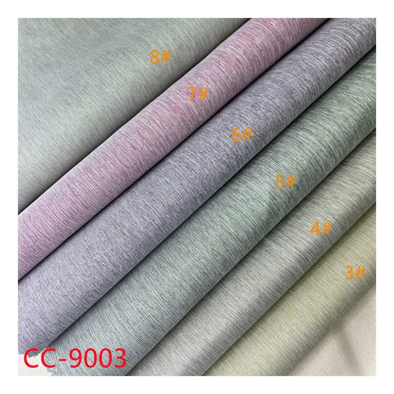 CC-9003 Ready To Ship Hot Sale Super Blackout Fabric Different Color Double Face 100% Shading Rate Coating Stripe Curtain Fabric