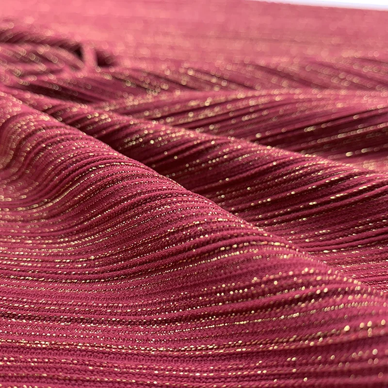 Hot selling rib lurex  Fabric for swimwear