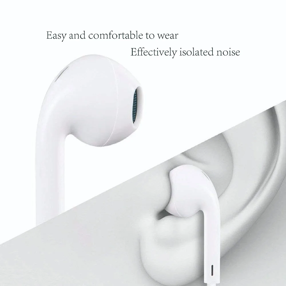 Lighting In-ear Wired Earphones Headphones for iPhone Earbuds Earphone Headphone with Microphone for iPhone 7