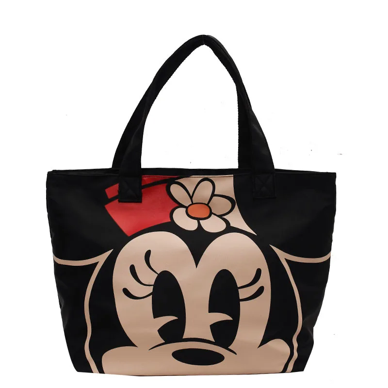Mickey Mouse printed package qiu dong han edition leisure large capacity tote bags fashionable Oxford cloth soft single shoulder