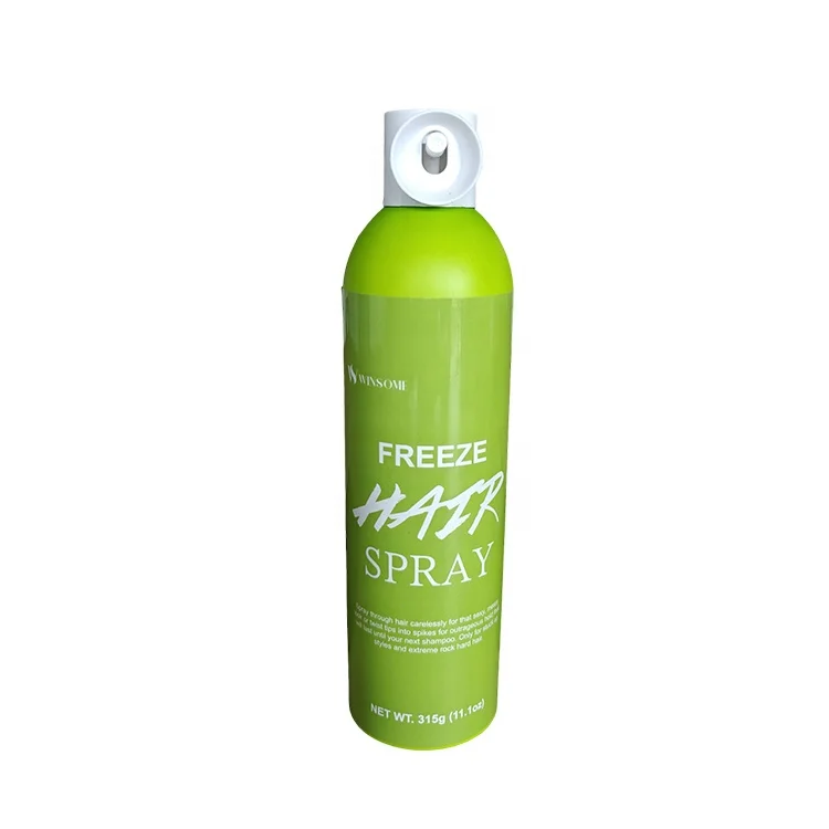 OEM  Fast Drying Keratin Silk Protein Extract Hair Freezing Spray Extra Hold For Hair