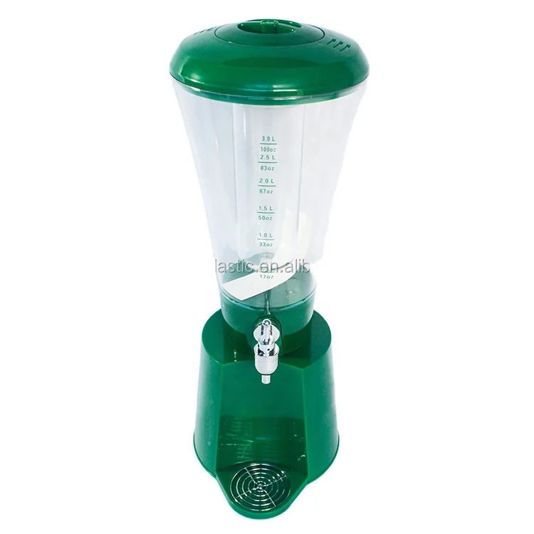 plastic drink tower dispenser ice tube beer tower/table beer tower  dispenser