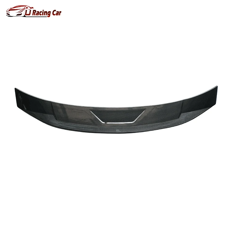 Car Accessories Carbon Fiber JDM Style ABS Rear Tail Trunk Boot Car Spoiler Wing Trim Cover For Hyundai Elantra 2023