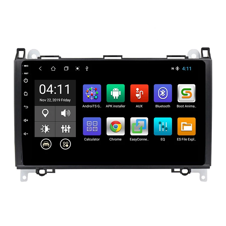 64/128GB Android 11 2 Din 9' Car Radio for Mercedes Benz B200 Sprinter W906 W639 AB Class W169 W245 Viano Vito Stereo GPS Navi