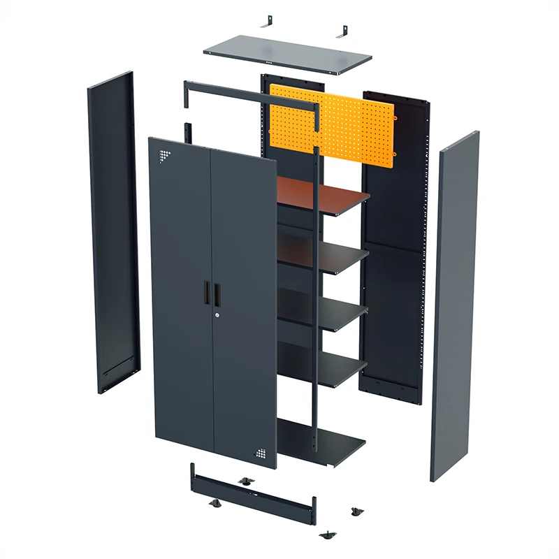 Customized Household Tool Cabinet Metal Garage Storage Cabinet Steel Garage Workshop Cabinet For Home