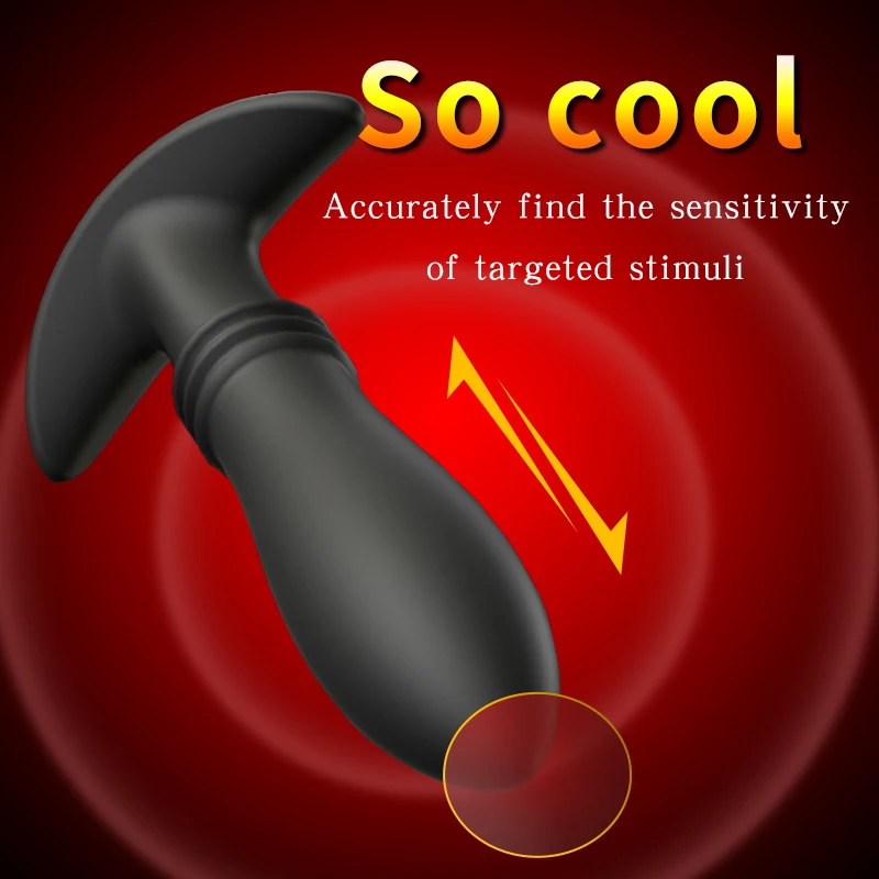 Clit Pussy Vaginal Massager Remote Wearable Butt Plug Stretch Expander Anal Plug Vibrator For Men Women