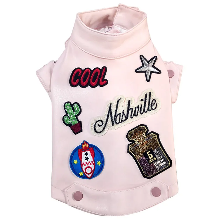 Hot sale custom size popular fashion pet clothes jacket luxury dog clothes