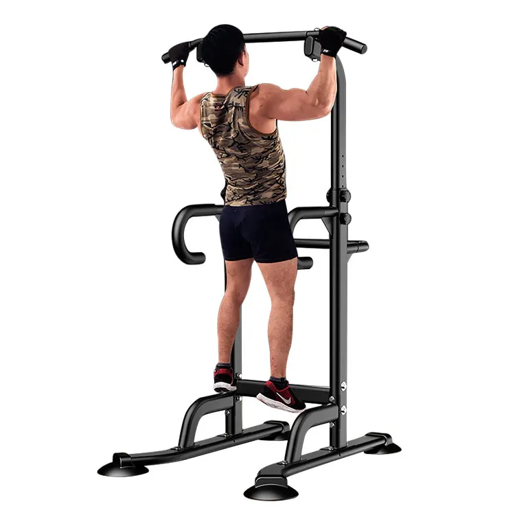 Multifunctional home fitness training causes the door bars to stretch upward indoors