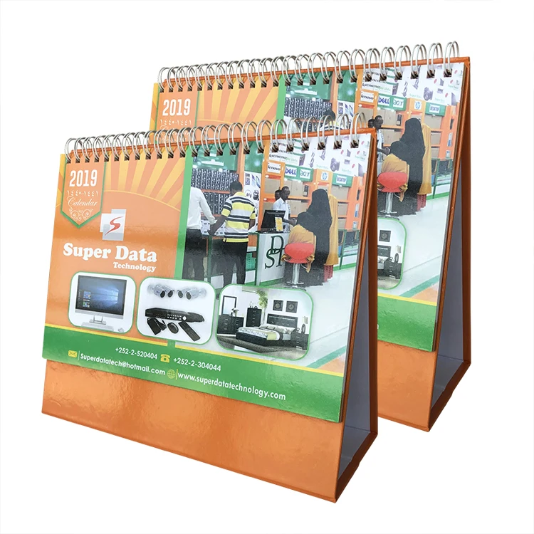 Table/Wall Calendars Printing Houses Custom Full Color Printed Desktop Calendar
