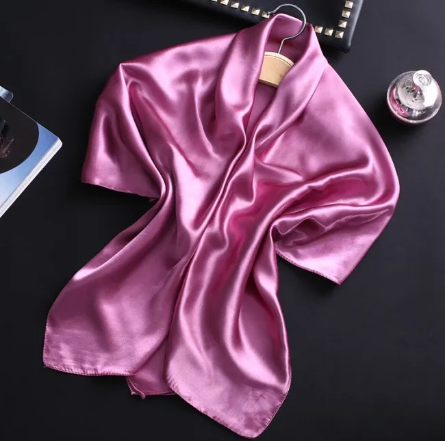 2019 wholesale 20 new colors huge stocks cheap sale 90cm muslim women satin hijab