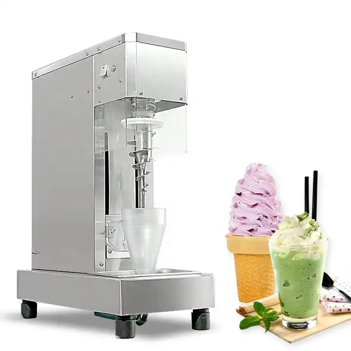 Qinbiao Automatic Fruit Ice Cream Blender Swirl Freeze Fruit Frozen Yogurt Ice Cream Gelato Blending Mixer Machine China 61KG