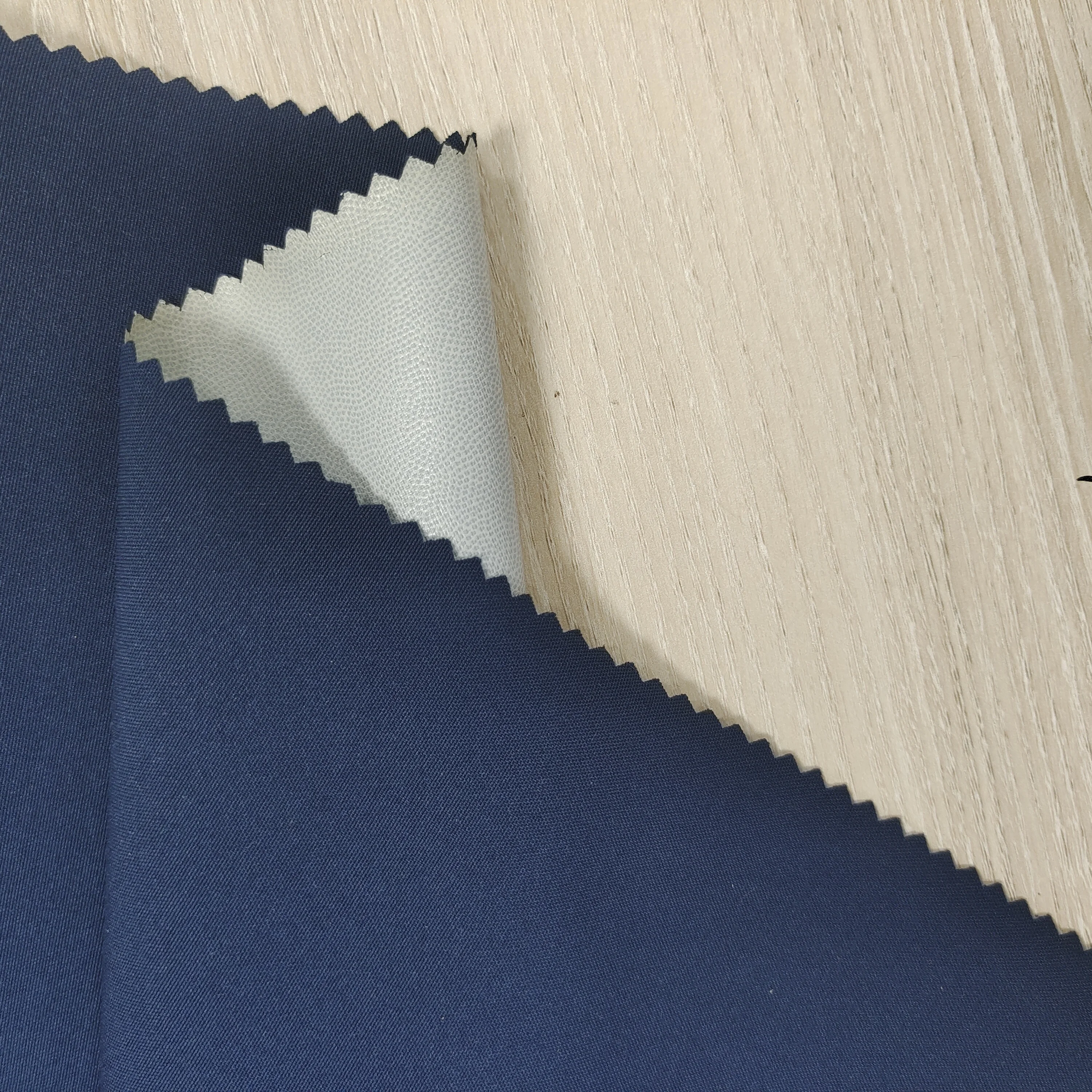 Customized waterproof 100% polyester pongee 150*300 FD stretch pongee with waterproof tpu coated fabric used for outdoor jacket