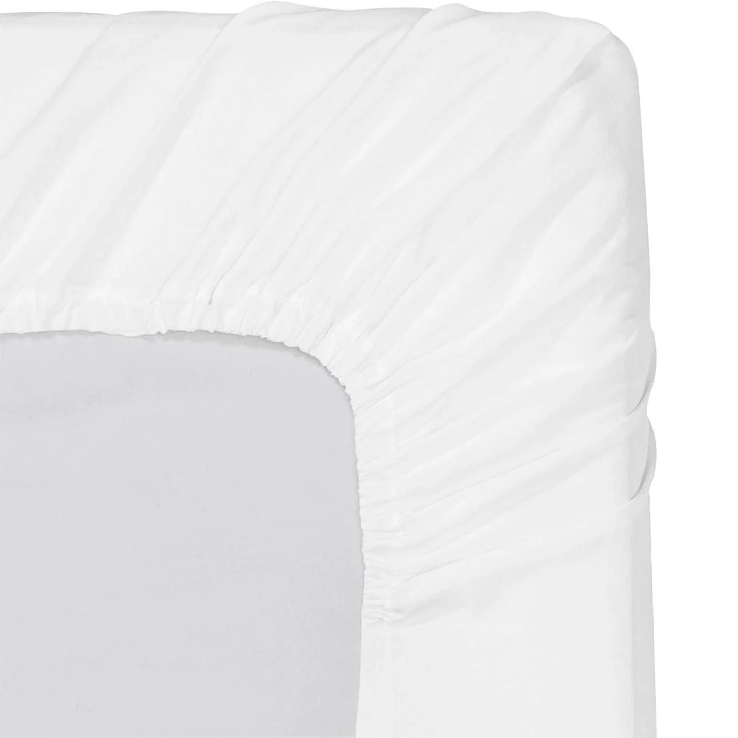 1000tc Egyptian Cotton Bed Sheets in Turkey White Woven Modern Bedsheet Solid Bed Lines