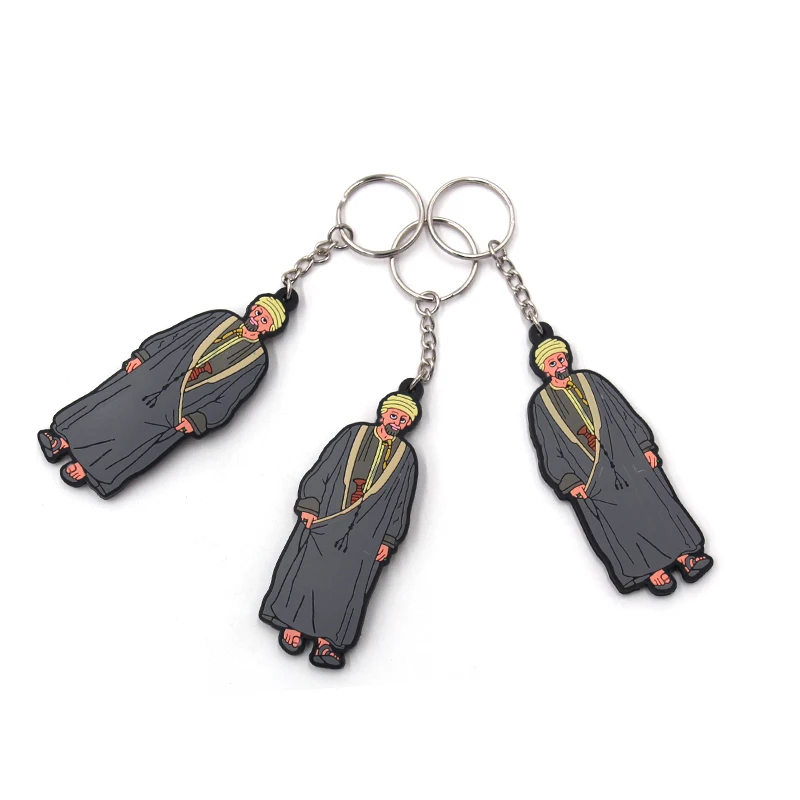 Custom High Quality soft pvc key chain pvc cartoon keychain in customized