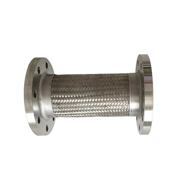 Stainless steel flange connection liquefied-petroleum gas flexible braided metal hose