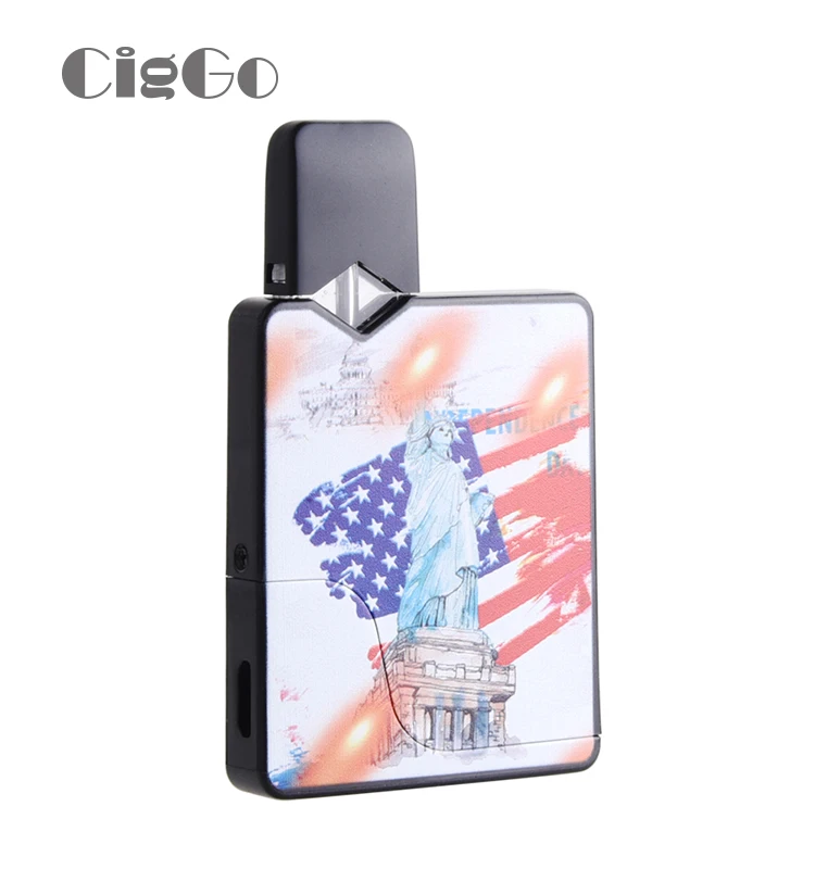 
CBD Vape Pen CigGo J Box Pod Slim Design Great Alternative Pod System to JUU Vape 