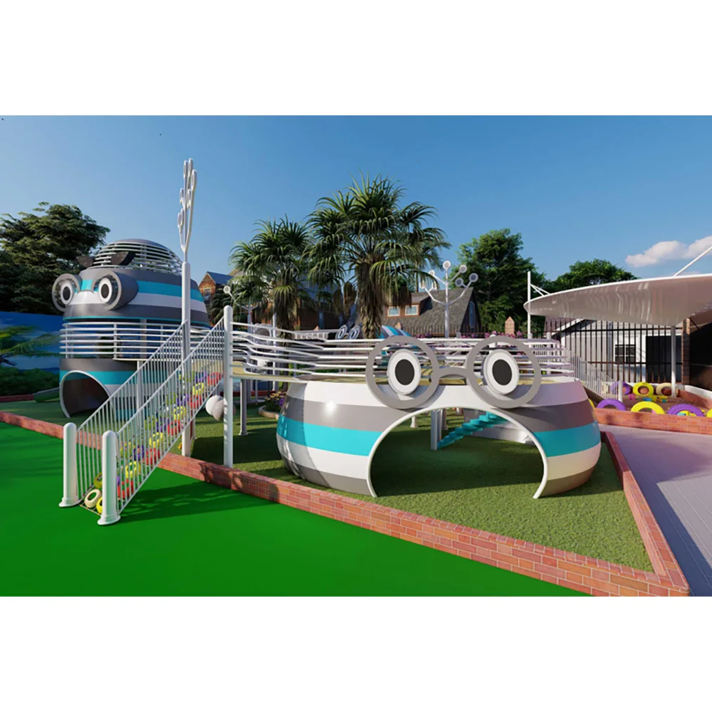 OEM playground equipment customized design outdoor large  playground for children play set