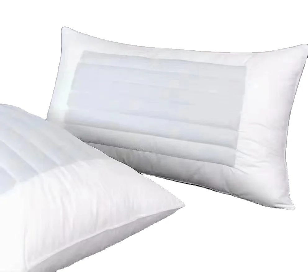 White bedding cotton buckwheat hulls  pillow single micro fiber pillow double layer heath pillow