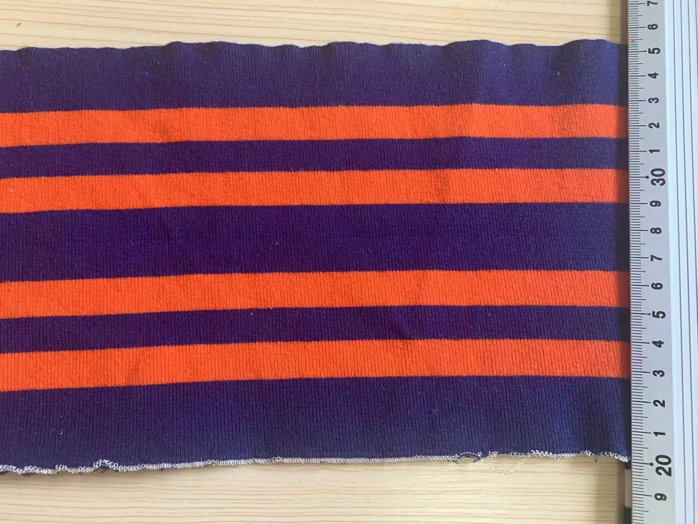 Полосатая плоская трикотажная ребра по индивидуальному заказу 1x1 ребристая трикотажная ткань для пояса