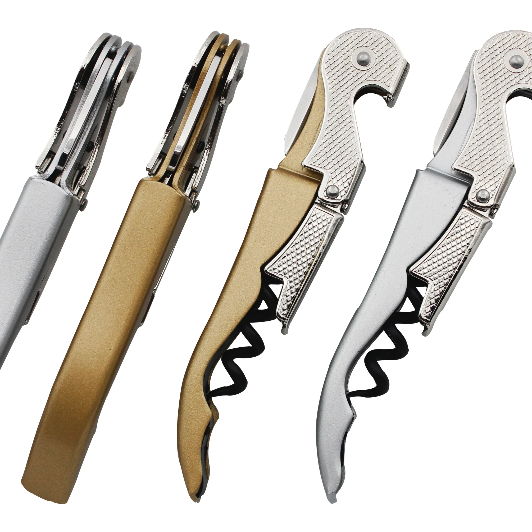 Custom Waiters Friend Two Lever Wine Bottle Openers Stainless Steel Opener Corkscrew