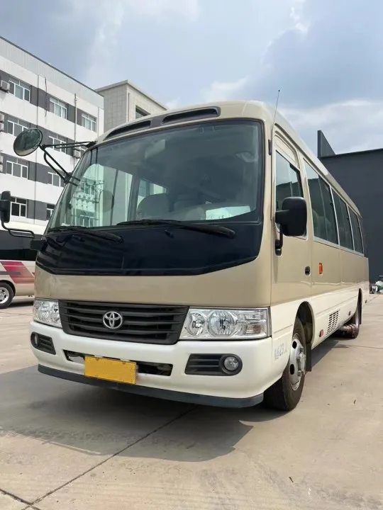 China used engine coaster bus minibus used toyota coaster 30 seater bus for sale