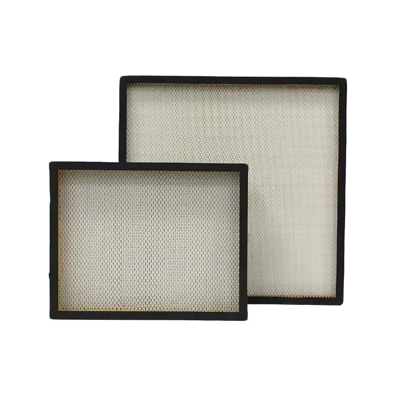 No partition high efficiency air filter plate frame air purification filter HVAC air conditioning ventilation duct filtration