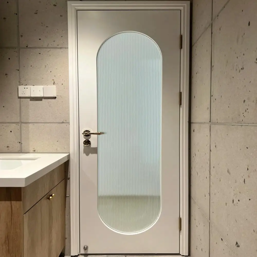 Modern French Arch Doors Aluminum Waterproof Insulation with Double Tempered Glass Other Doors Genre