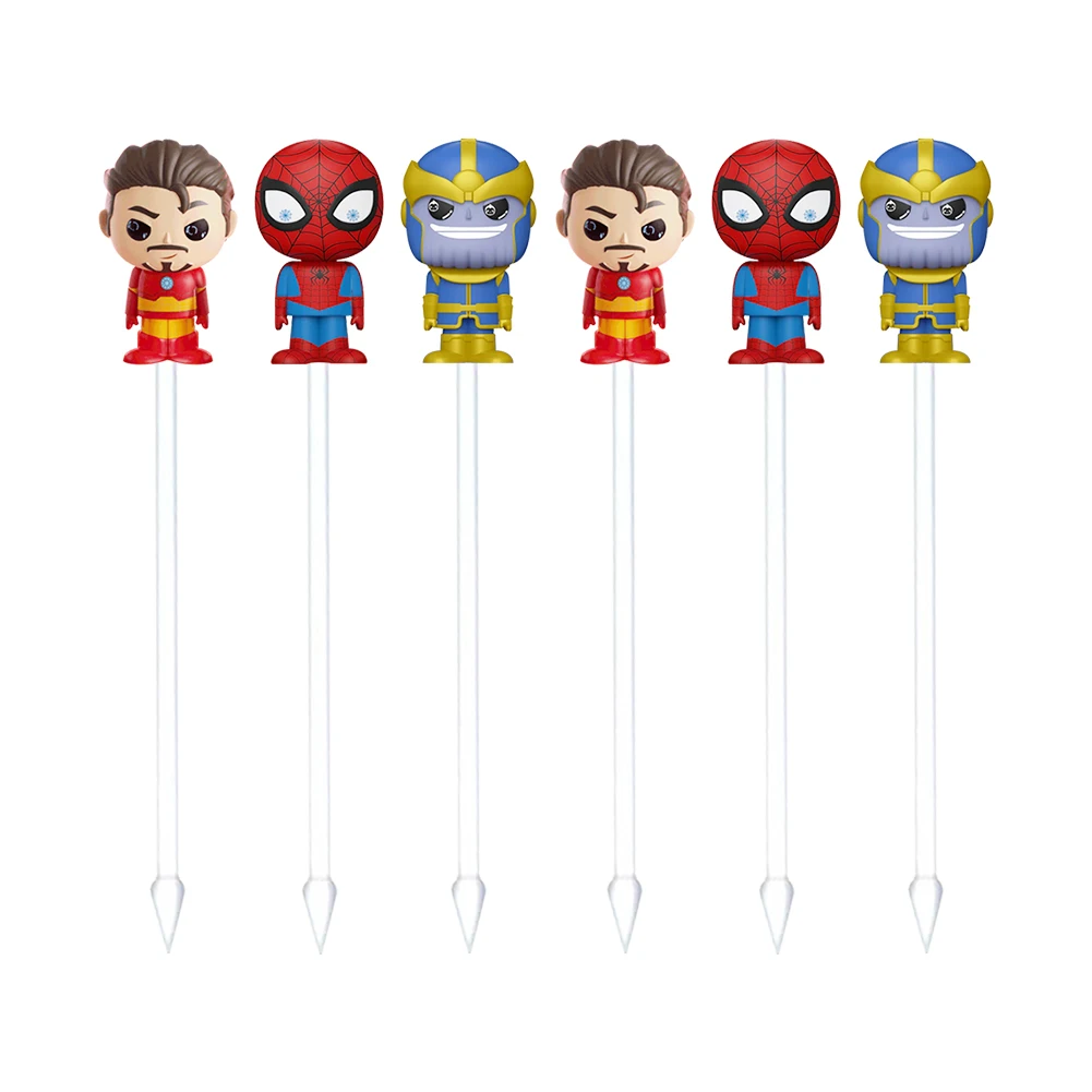 Fruit Picks For Kids Cute Flavored Toothpicks Lunch Accessories For Kids Cake Decorating Kit For Beginners