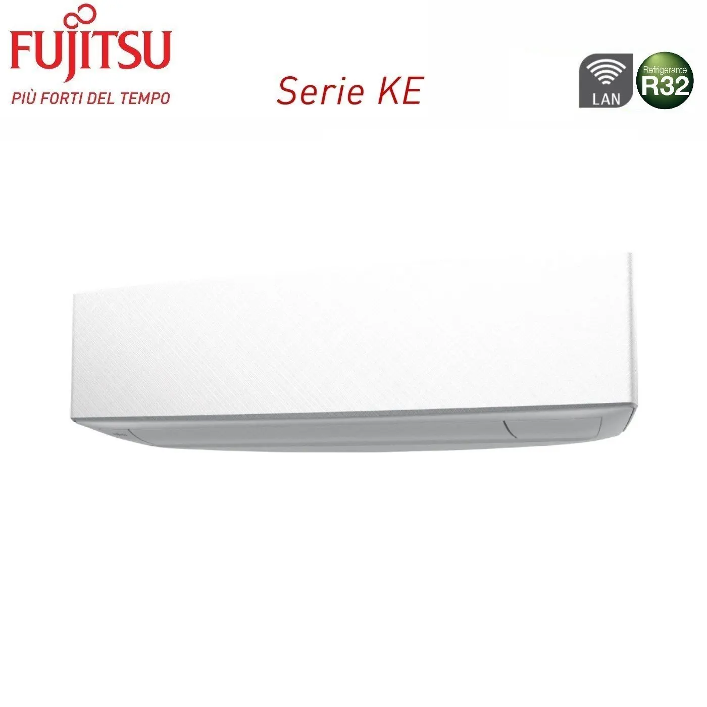 Unità Interna a Parete Fujitsu serie KE WHITE 7000 Btu ASYG07KETF R-32 WI-Fi Integrato Colore Bianco