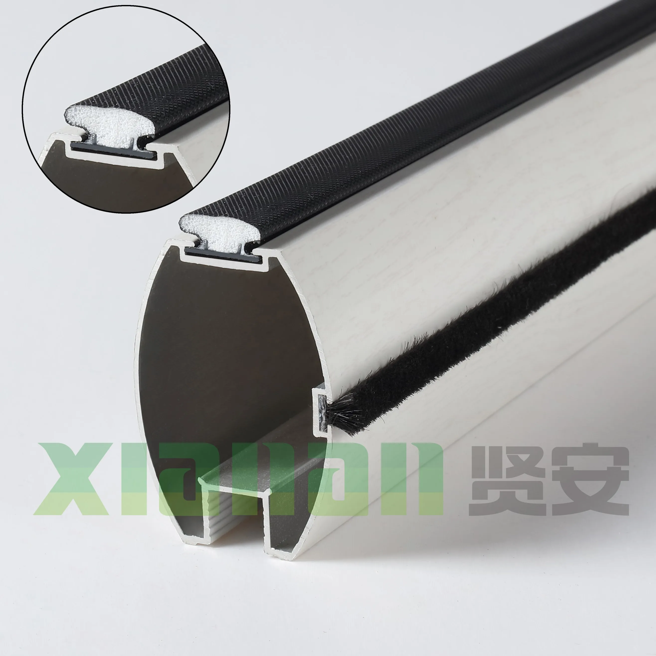 Custom PU Weather Strip Aluminum/Wooden/Steel Windows Wardrobe PU Seal Strip