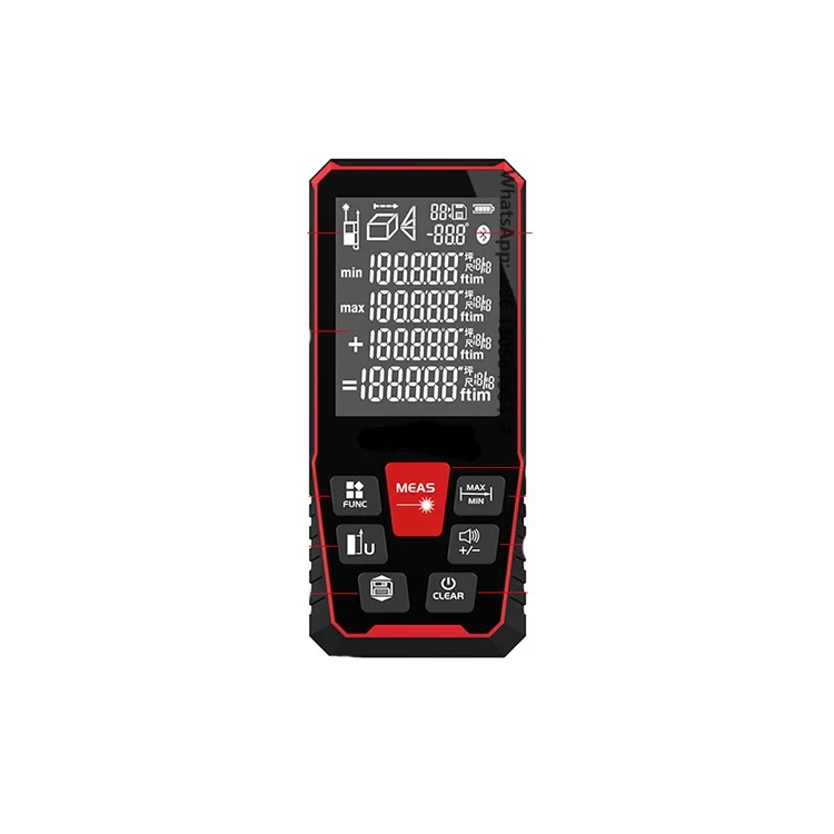 Portable Measurement Tool Laser Distance Measuring Instrument Construction Tool 120M Laser Rangefinder
