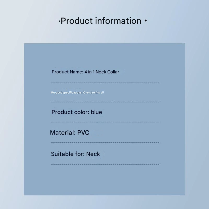 Adjustable four-in-one cervical support emergency cervical vertebra protection cervical traction device